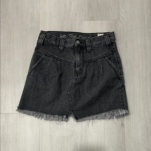 We The Free Sidecar Mini Denim Skirt